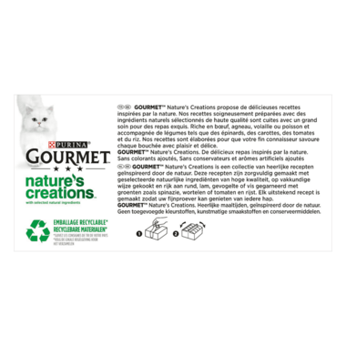 GOURMET® Nature's Creations Coffret De Volaille - Boites pour chat