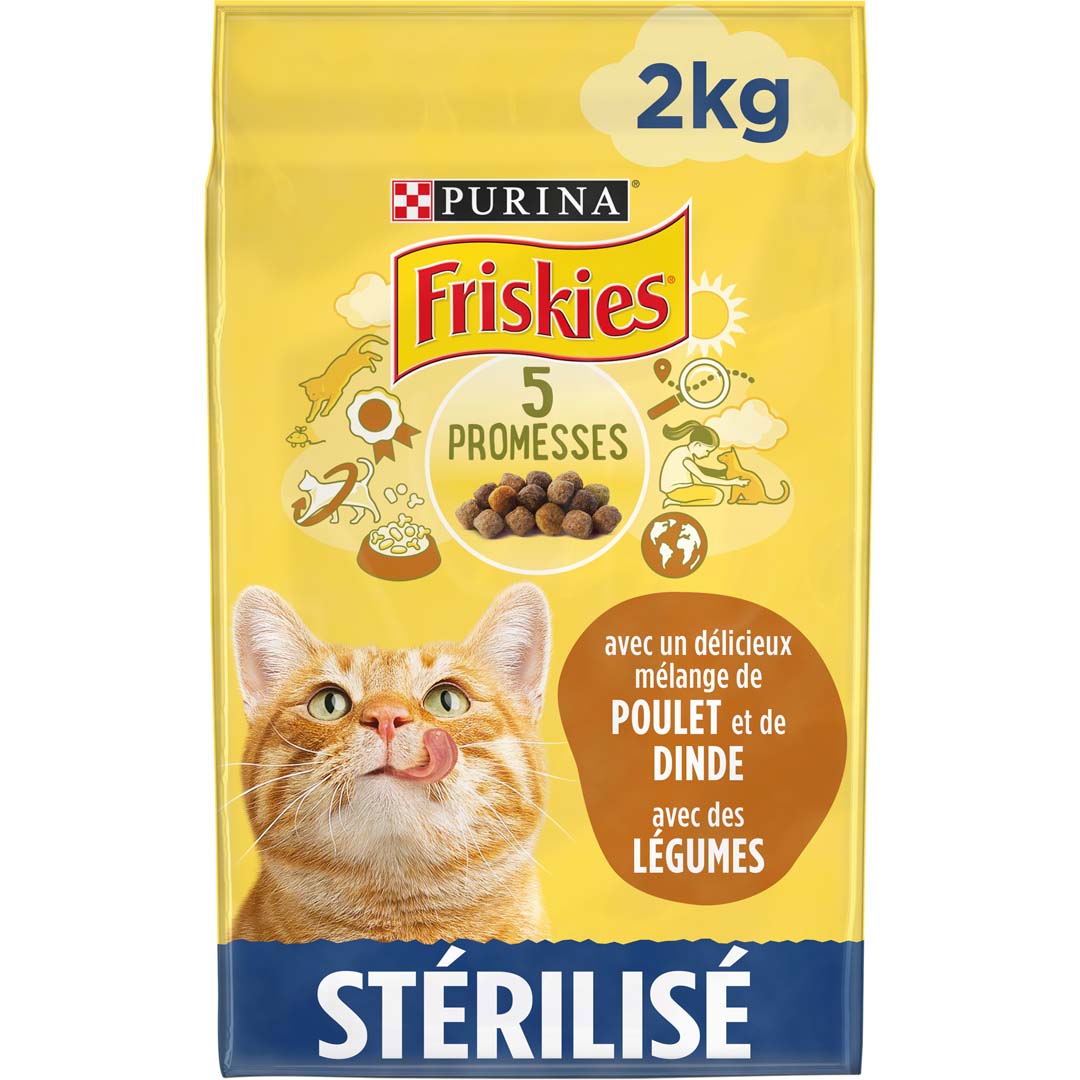 Sac de croquettes pour chat stérilisé 10 kg