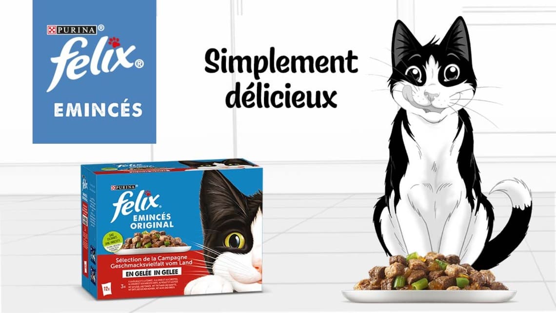 Felix Nourriture pour chat Original Sélection de la Campagne en