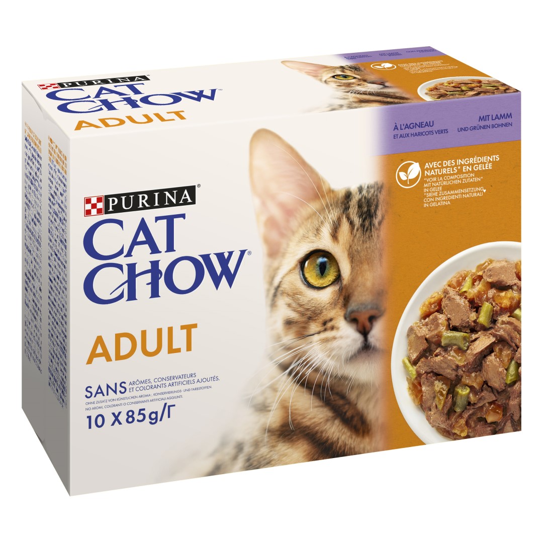 Croquettes pour chats stérilisés - Agneau | Cat Chow®
