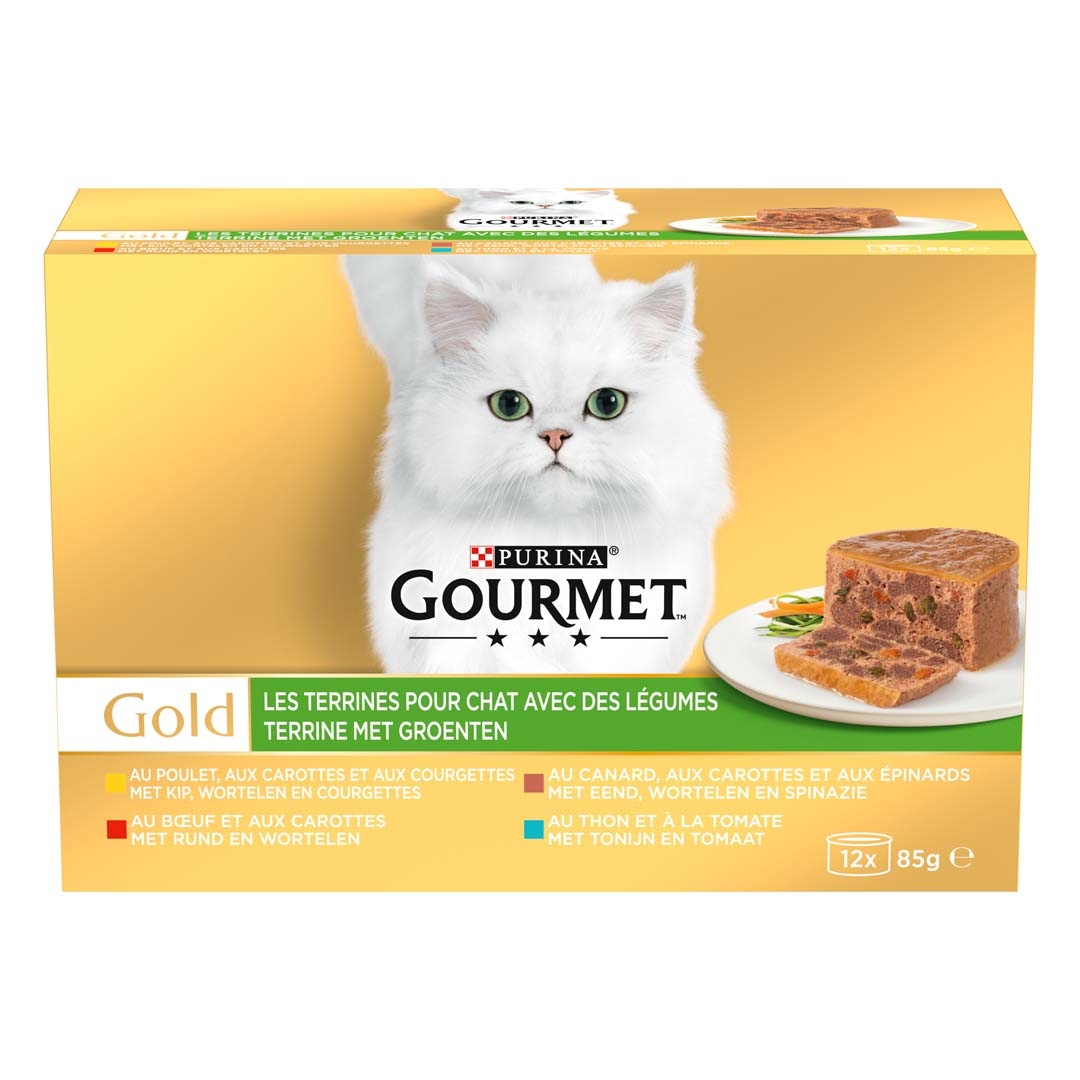 Boites Pour Chat Les Terrines Legumes Gold Gourmet