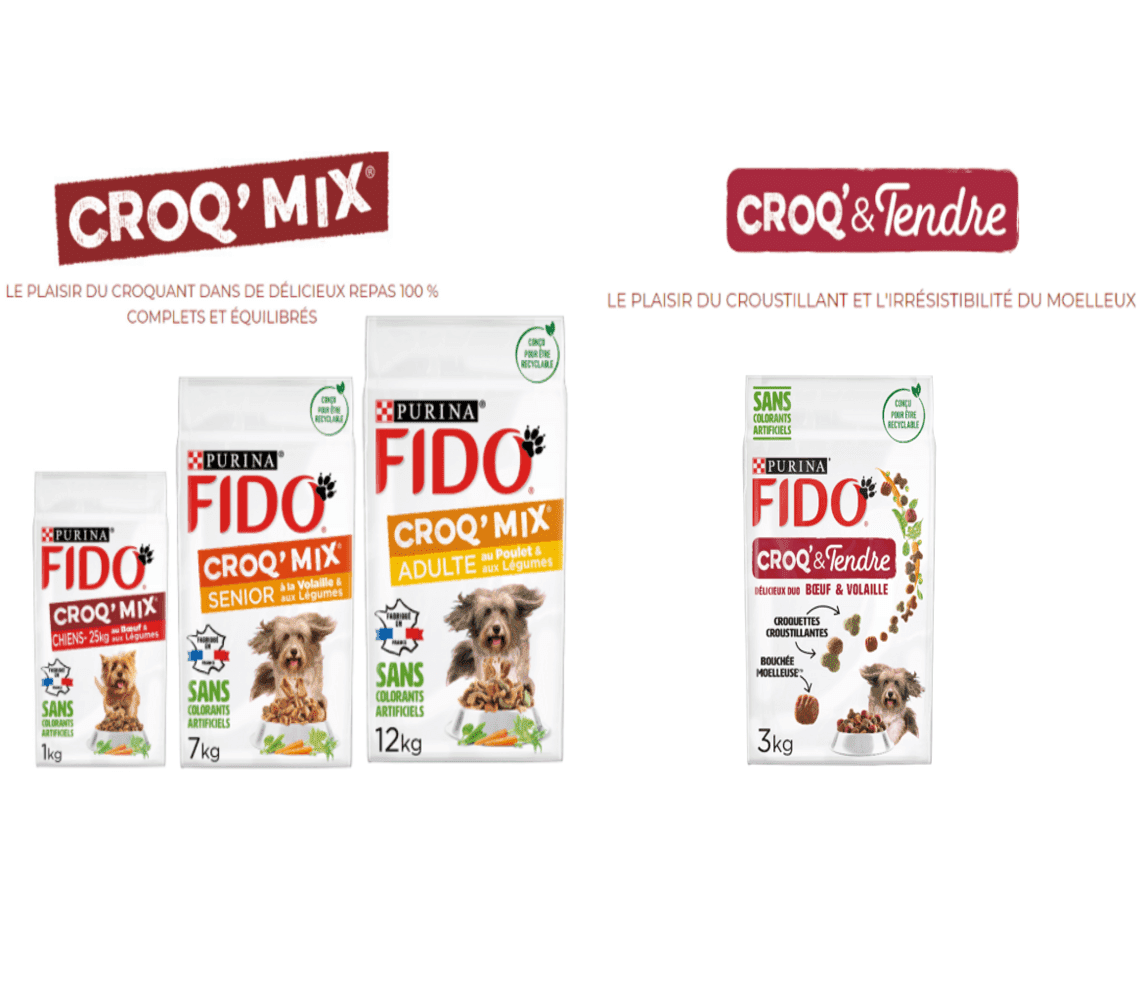 La gamme de croquettes FIDO​