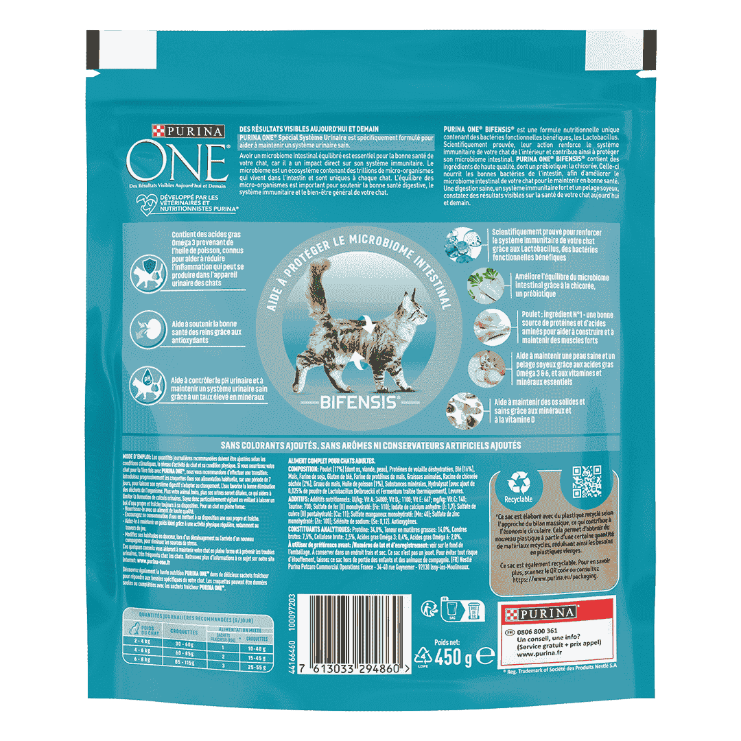 Croquettes pour chat a probleme urinaire Purina