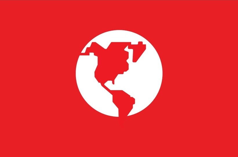 ogo Purina Agit pour la Planète  for the planet logo avec la planète blanche sur fond rouge