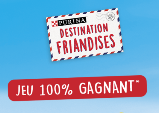 Tentez de gagner une valise de friandises PURINA®