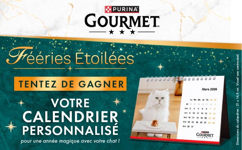 Tentez de gagner votre calendrier personnalisé