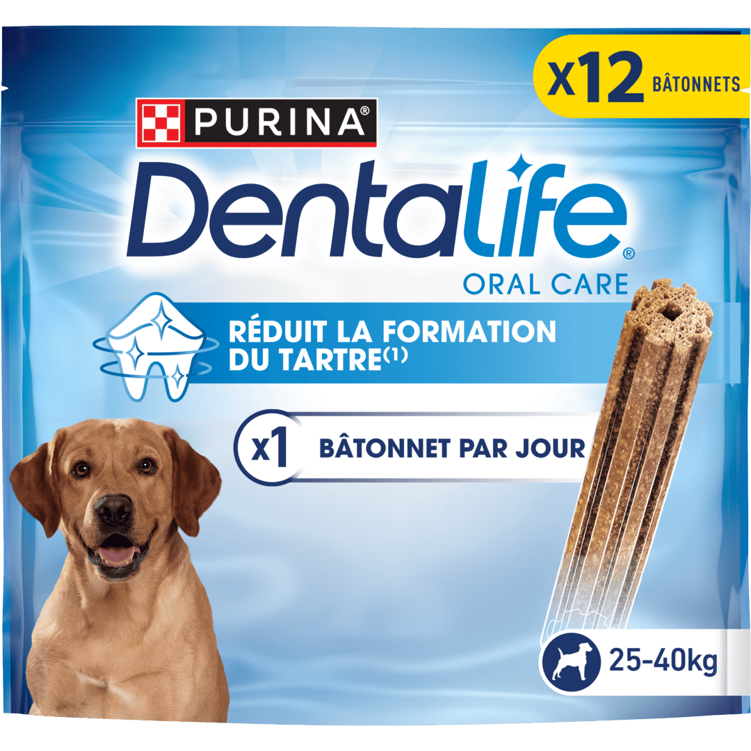 Bâtonnets à mâcher pour chien de grande taille PURINA® DentaLife® Daily