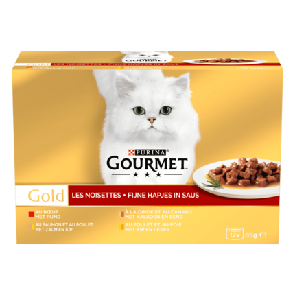 GOURMET® Gold Les Noisettes - Boites pour chat