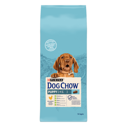 DOG CHOW® Puppy (jusqu’à 1 an)- Croquettes pour chiot au Poulet