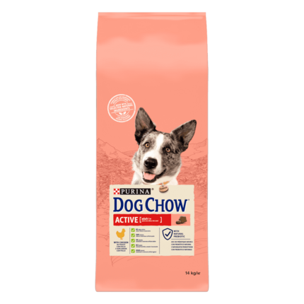 DOG CHOW® Active Adult (1 an et + ) - Croquettes pour chien au Poulet