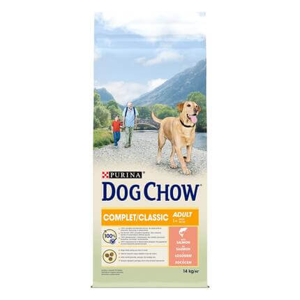 DOG CHOW® Complet/Classic Adult (1 an et +) - Croquettes pour chien au Saumon