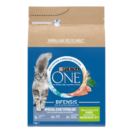 Purina® ONE® - Croquettes pour Chat Stérilisé à la Dinde