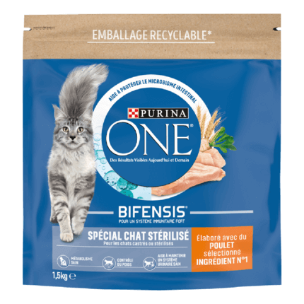 Purina® ONE® - Croquettes pour Chat Stérilisé au Poulet