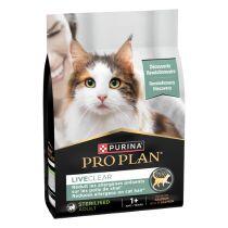 PRO PLAN LIVECLEAR Sterilised Adult 1+ Saumon
