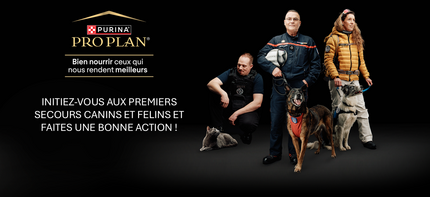 PRO PLAN® France lance sa formation solidaire en faveur des chiens de sauvetage en montagne !