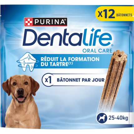 Bâtonnets à mâcher pour chien de grande taille PURINA® DentaLife® Daily