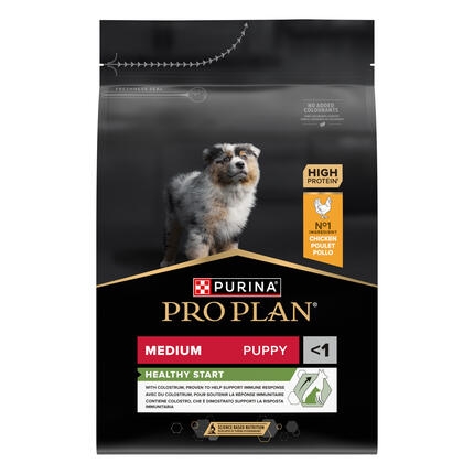 PURINA® PRO PLAN® MEDIUM PUPPY HEALTHY START - RICHE EN POULET - Croquettes chiot de taille moyenne
