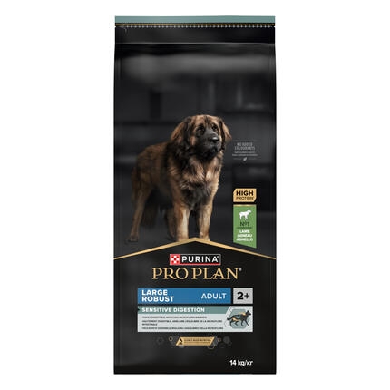 PURINA® PRO PLAN® LARGE ROBUST ADULT SENSITIVE DIGESTION - RICHE EN AGNEAU - Croquettes pour grand chien robuste à la digesti