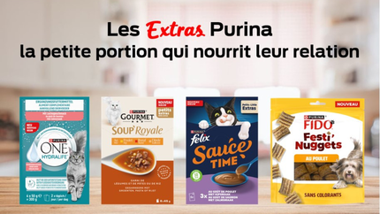 Purina insuffle un nouvel élan au marché du petfood et investit le segment des Extras avec huit innovations dédiées