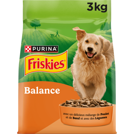 Friskies® Balance - Croquettes équilibrées pour chien au poulet et au boeuf