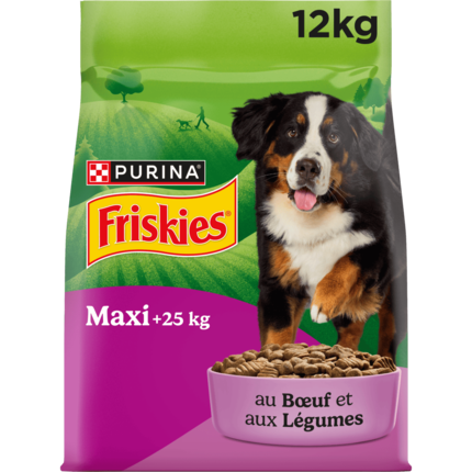 Friskies® Maxi - Croquettes pour chien au bœuf