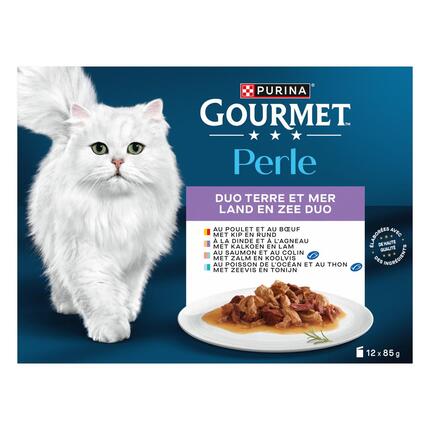 GOURMET® PERLE DUO Terre et Mer - Sachets pour chat