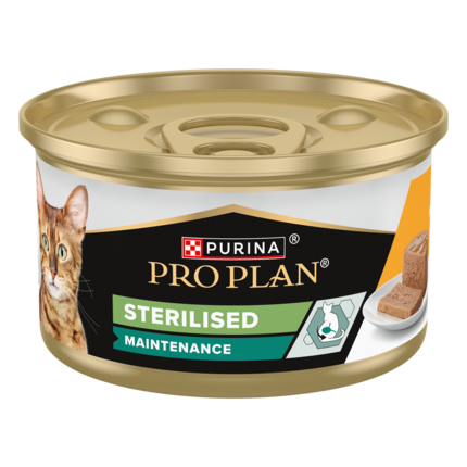 PURINA® PRO PLAN® STERILISED MAINTENANCE Mousse, Riche en poulet
