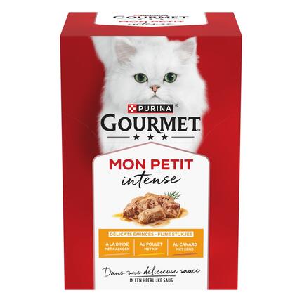 GOURMET® Mon Petit Intense Sélection à la Volaille (Dinde, Canard et Poulet)