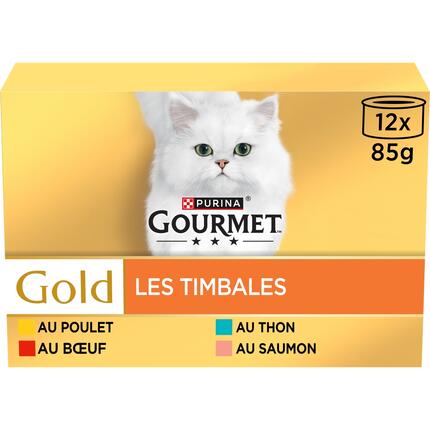 GOURMET® GOLD Les Timbales - Boîtes pour chat