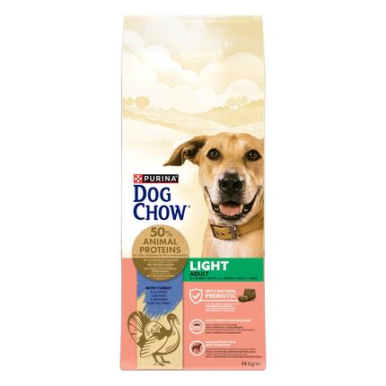 DOG CHOW® Light Adult (1 an et +) - Croquettes pour chien en surpoids à la Dinde