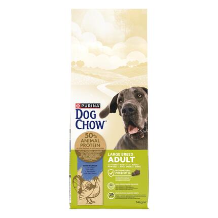 DOG CHOW® Large Breed Adult (2 ans et +) - Croquettes pour chien à la Dinde
