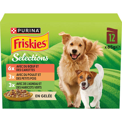 Friskies® - Sachets Fraîcheur en Gelée pour chien adulte