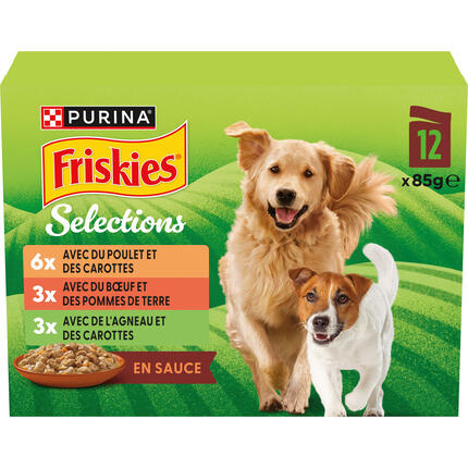 Friskies® - Sachets Fraîcheur en Sauce pour chien adulte