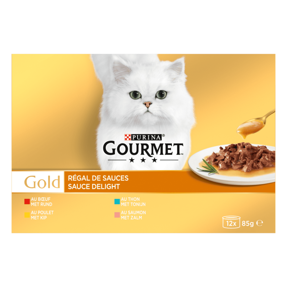 GOURMET® Gold Régal de Sauces - Boites pour chat