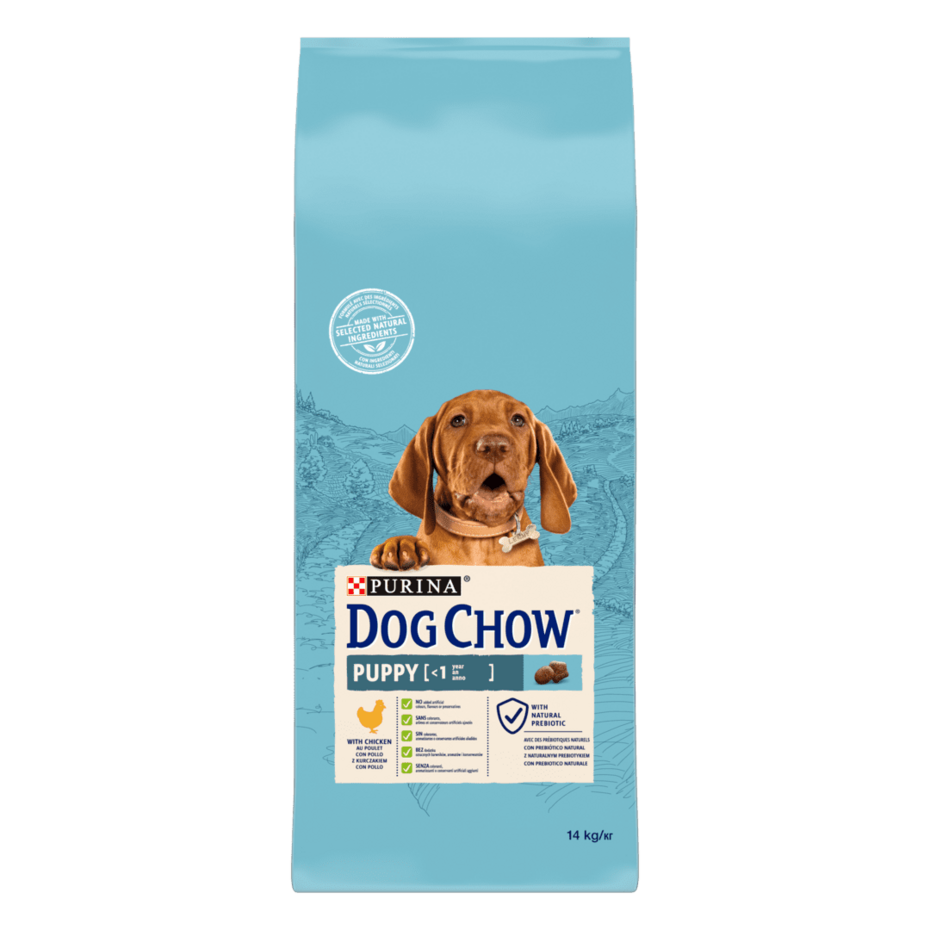 DOG CHOW® Puppy (jusqu’à 1 an)- Croquettes pour chiot au Poulet