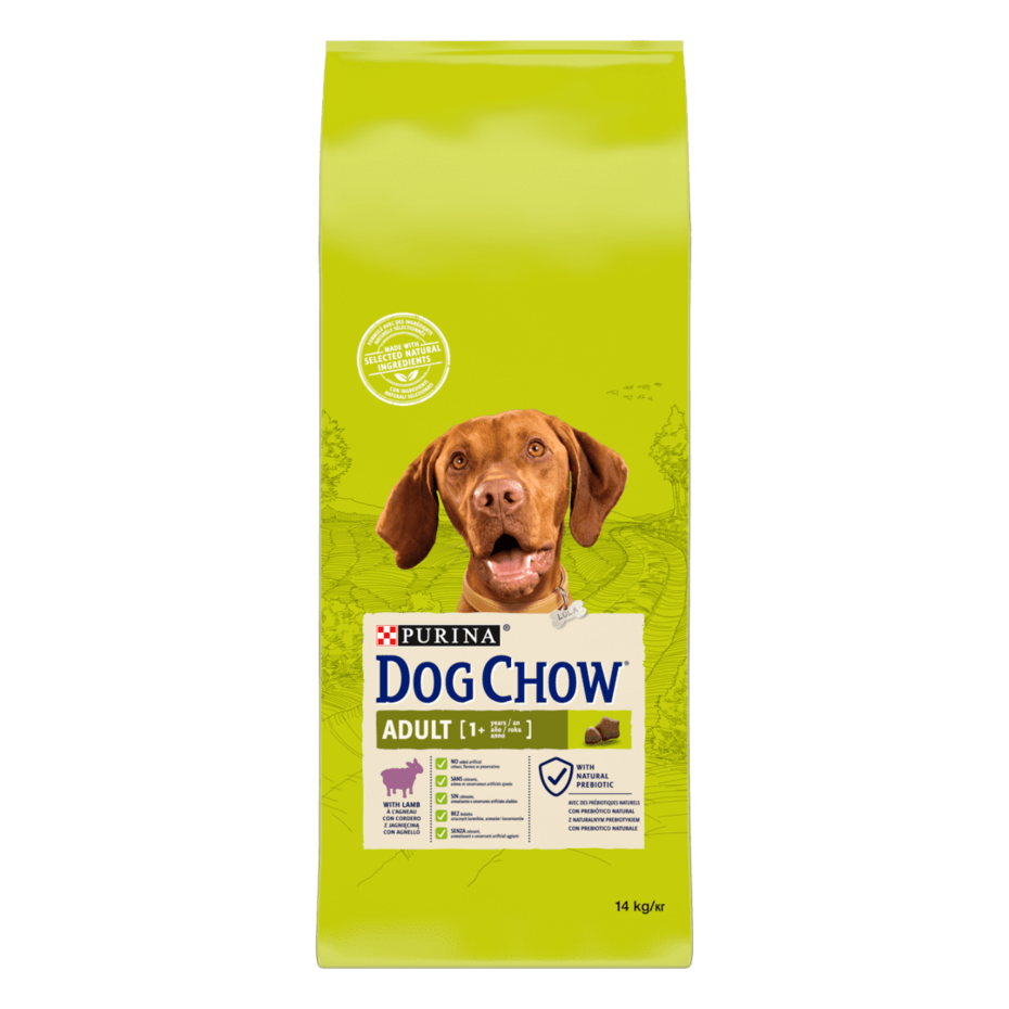 DOG CHOW® Adult (1 an et +) - Croquettes pour chien à l'Agneau