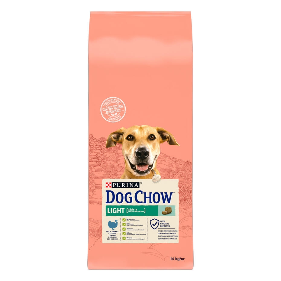 DOG CHOW® Light Adult (1 an et +) - Croquettes pour chien en surpoids à la Dinde
