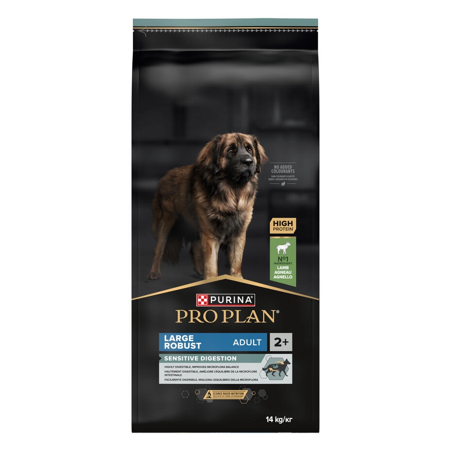 PURINA® PRO PLAN® LARGE ROBUST ADULT SENSITIVE DIGESTION - RICHE EN AGNEAU - Croquettes pour grand chien robuste à la digesti