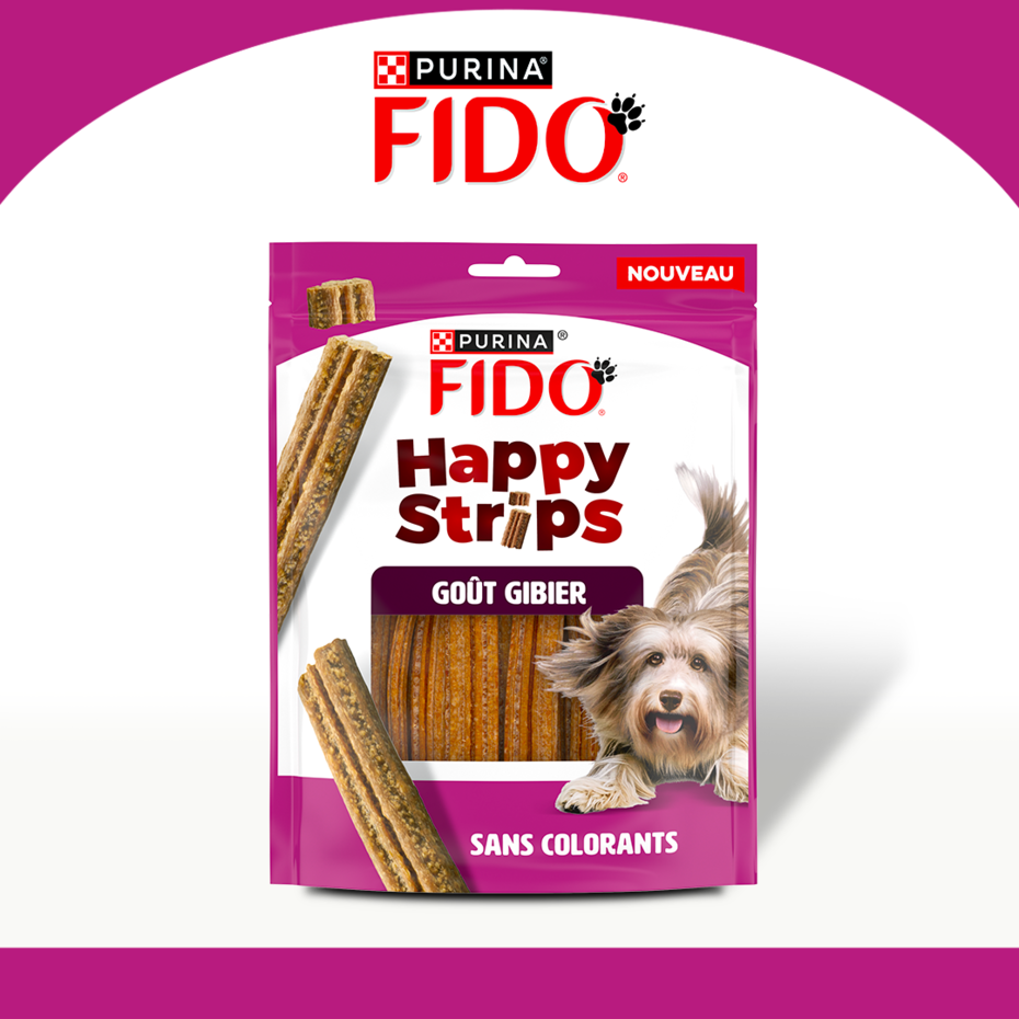 FIDO ® Happy Strips 120g – Friandise pour chien
