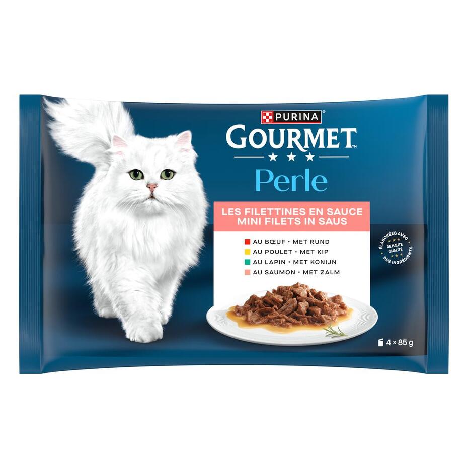 GOURMET® PERLE Les Filettines en Sauce - Sachets pour chat
