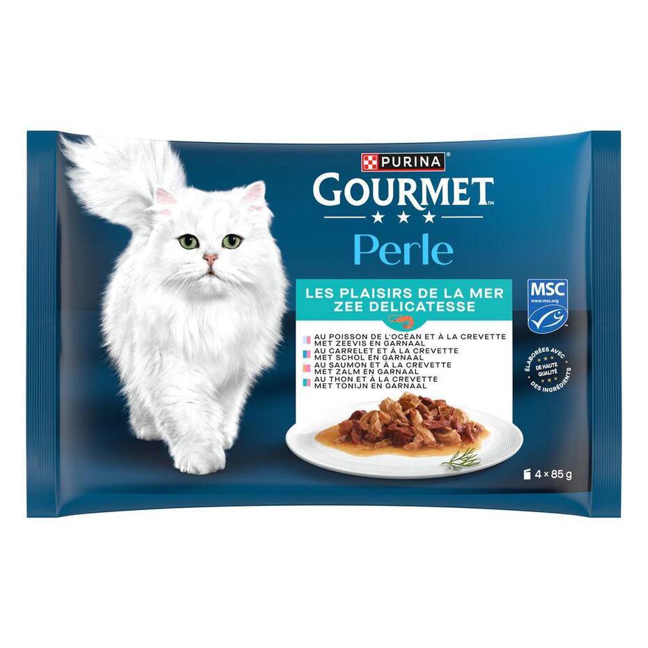 GOURMET® PERLE Les Plaisirs de la Mer - Sachets pour chat