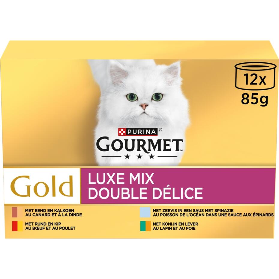 GOURMET® GOLD Double Délice - Boîtes pour chat