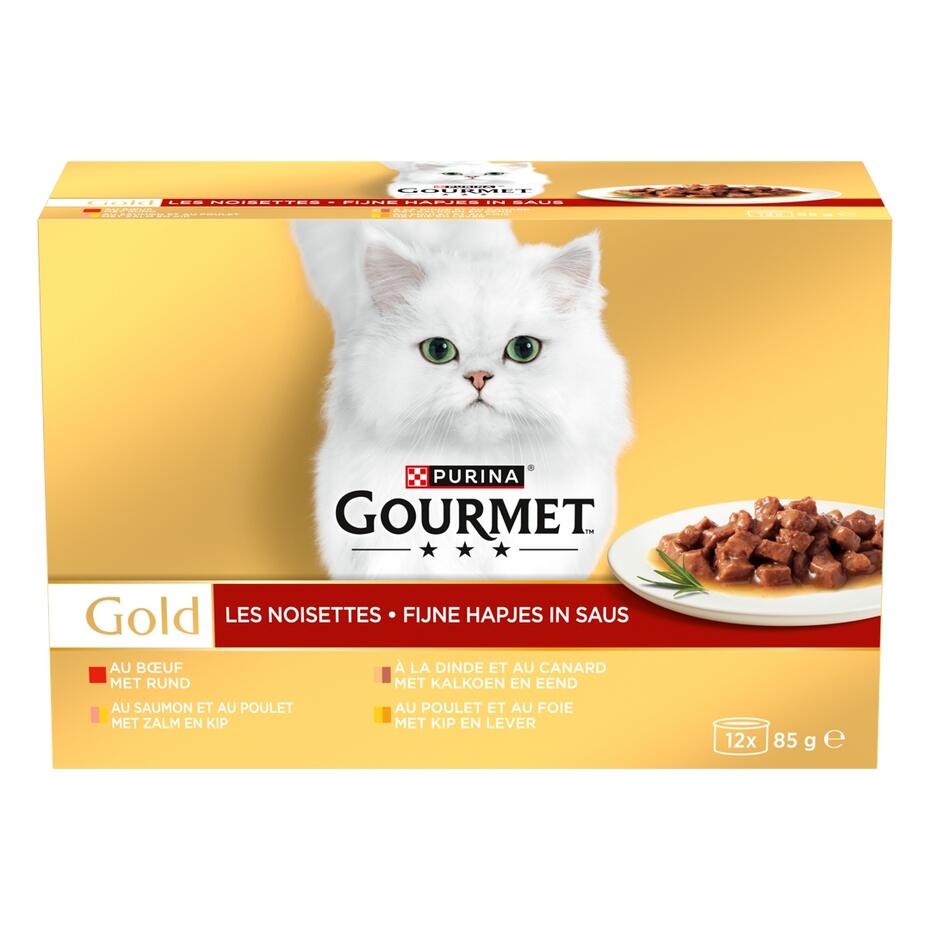 GOURMET® GOLD Les Noisettes - Boîtes pour chat