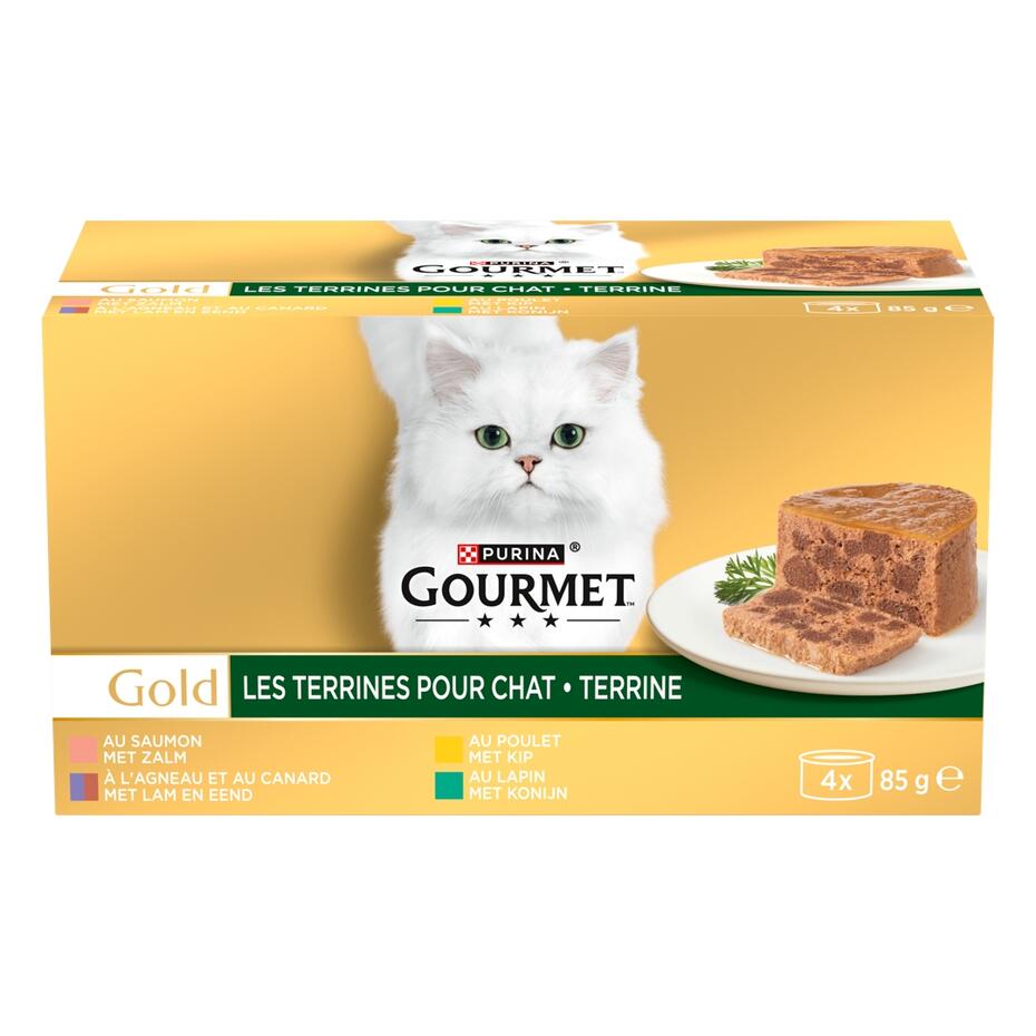 GOURMET® GOLD Les Terrines - Boîtes pour chat