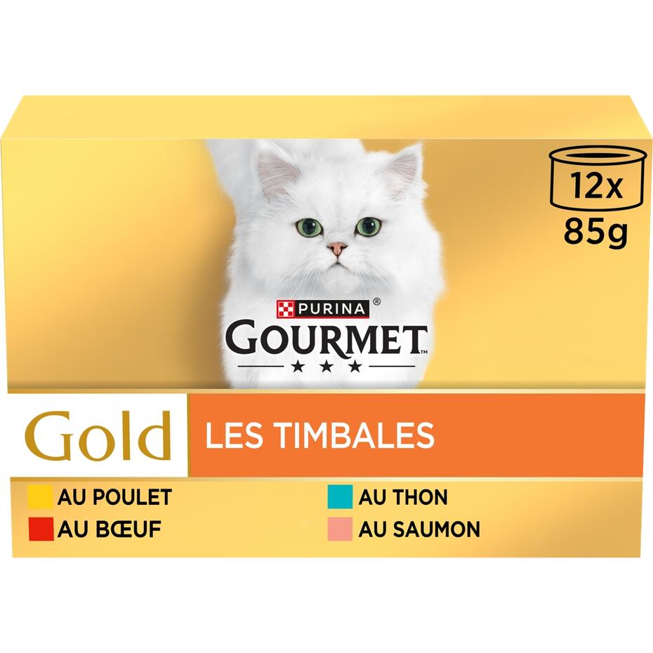 GOURMET® GOLD Les Timbales - Boîtes pour chat