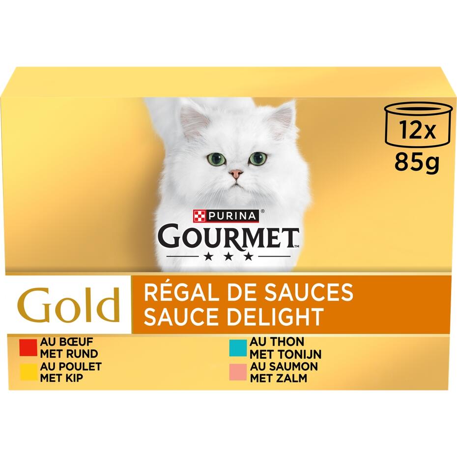 GOURMET® GOLD Régal de Sauces - Boites pour chat