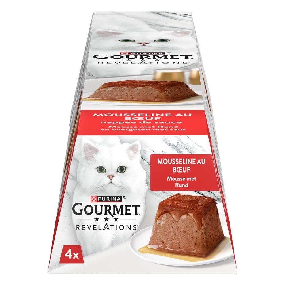 GOURMET® REVELATIONS® au Boeuf - Les Mousselines nappées de Sauce