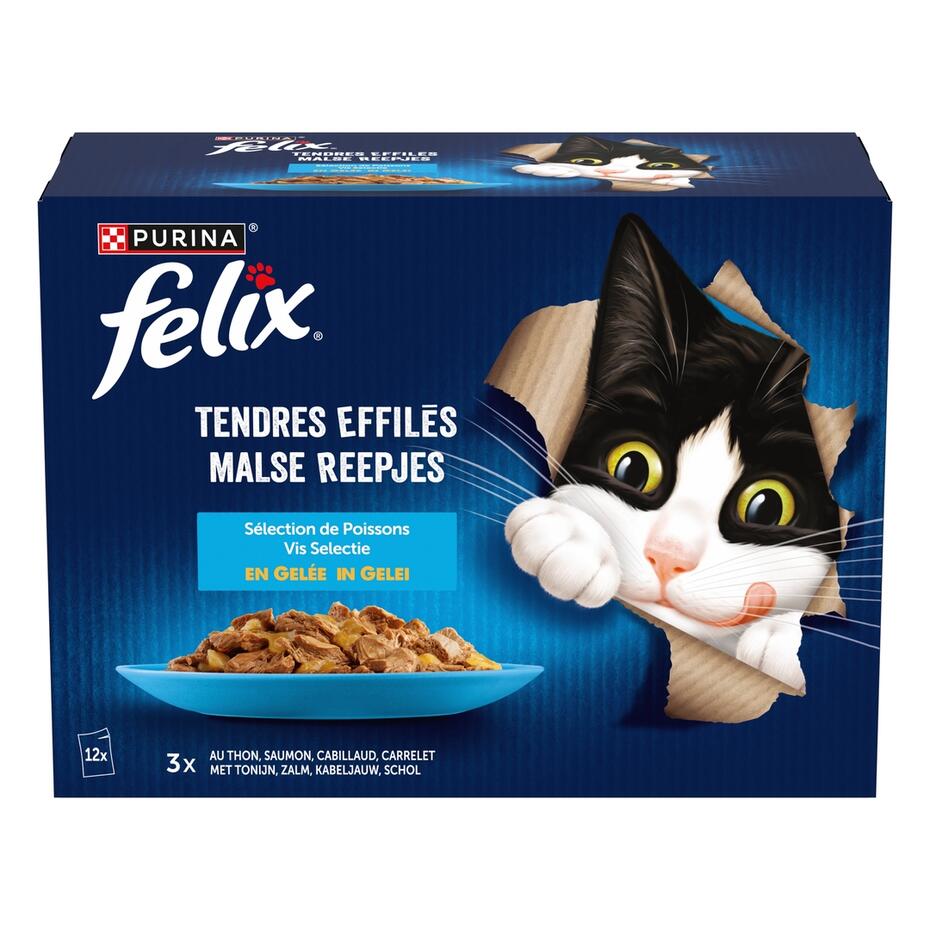 FELIX Tendres Effilés Sélection de Poissons