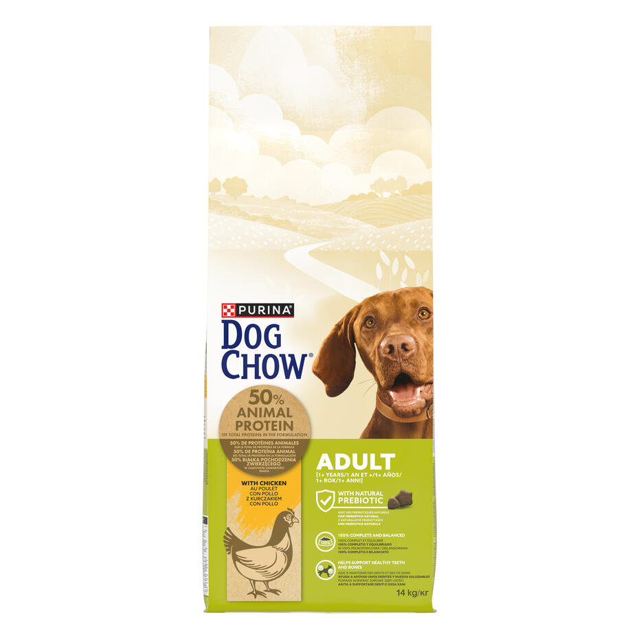 DOG CHOW® Adult (1 an et +) - Croquettes pour chien au Poulet