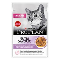 PURINA PRO PLAN NUTRISAVOUR DELICATE EN SAUCE - A LA DINDE